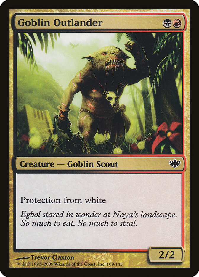Goblin Outlander [Conflux] MTG Single Magic: The Gathering    | Red Claw Gaming