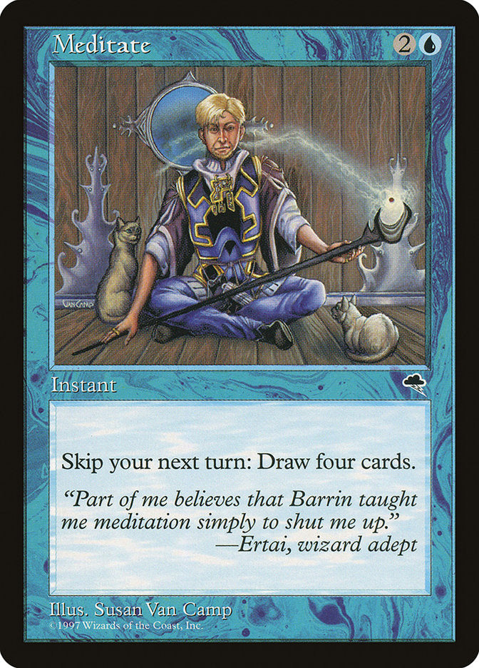 Meditate [Tempest] MTG Single Magic: The Gathering    | Red Claw Gaming