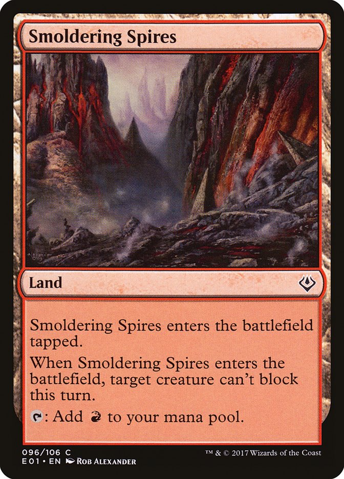 Smoldering Spires [Archenemy: Nicol Bolas] MTG Single Magic: The Gathering    | Red Claw Gaming