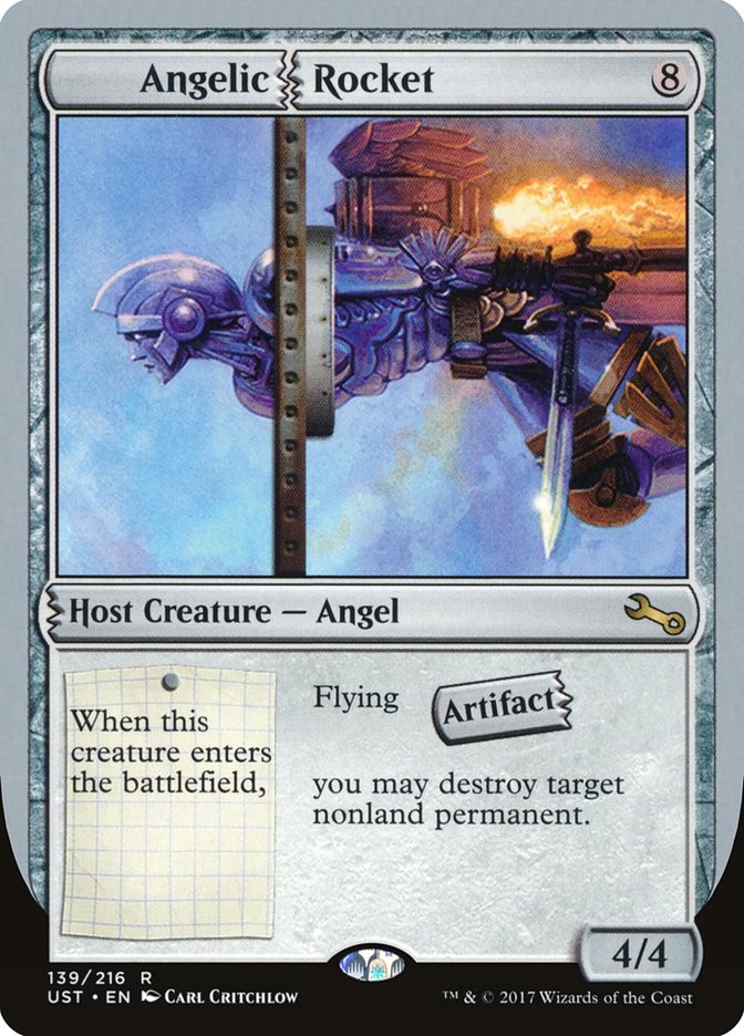 Angelic Rocket [Unstable] MTG Single Magic: The Gathering    | Red Claw Gaming