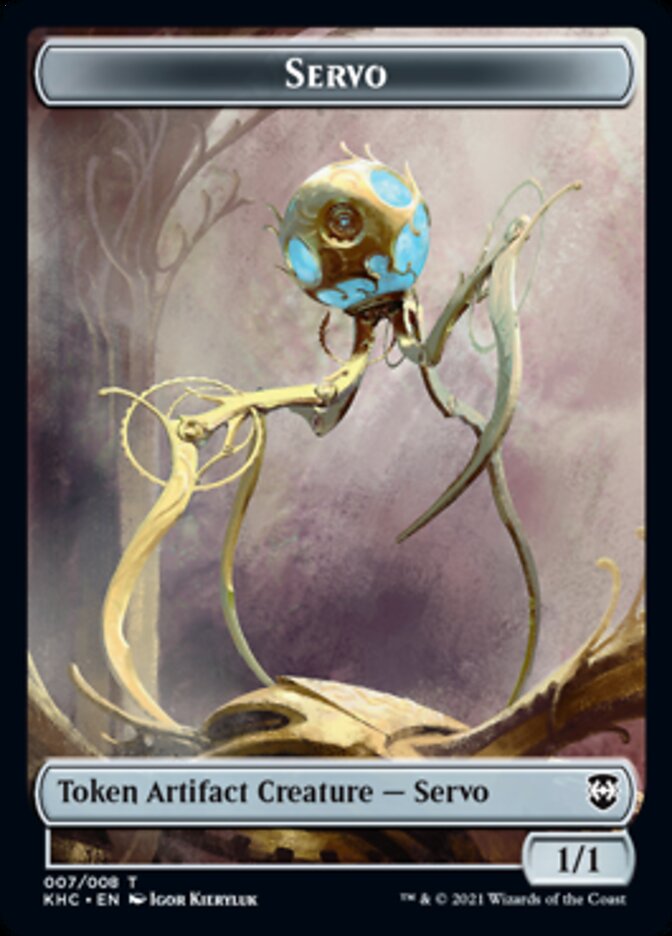 Servo Token [Kaldheim Commander Tokens] MTG Single Magic: The Gathering    | Red Claw Gaming