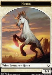 Horse // Zombie Double-Sided Token [Hour of Devastation Tokens] MTG Single Magic: The Gathering    | Red Claw Gaming