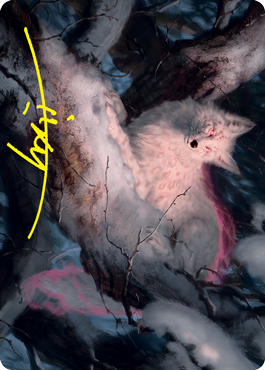 Mila, Crafty Companion Art Card (Gold-Stamped Signature) [Strixhaven: School of Mages Art Series] MTG Single Magic: The Gathering    | Red Claw Gaming