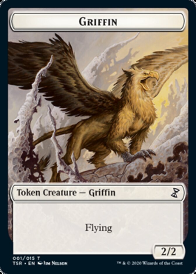 Griffin Token [Time Spiral Remastered Tokens] MTG Single Magic: The Gathering    | Red Claw Gaming