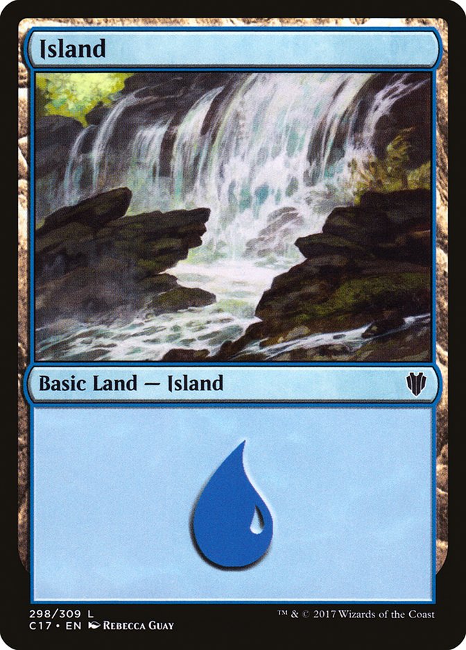 Island (298) [Commander 2017] MTG Single Magic: The Gathering    | Red Claw Gaming