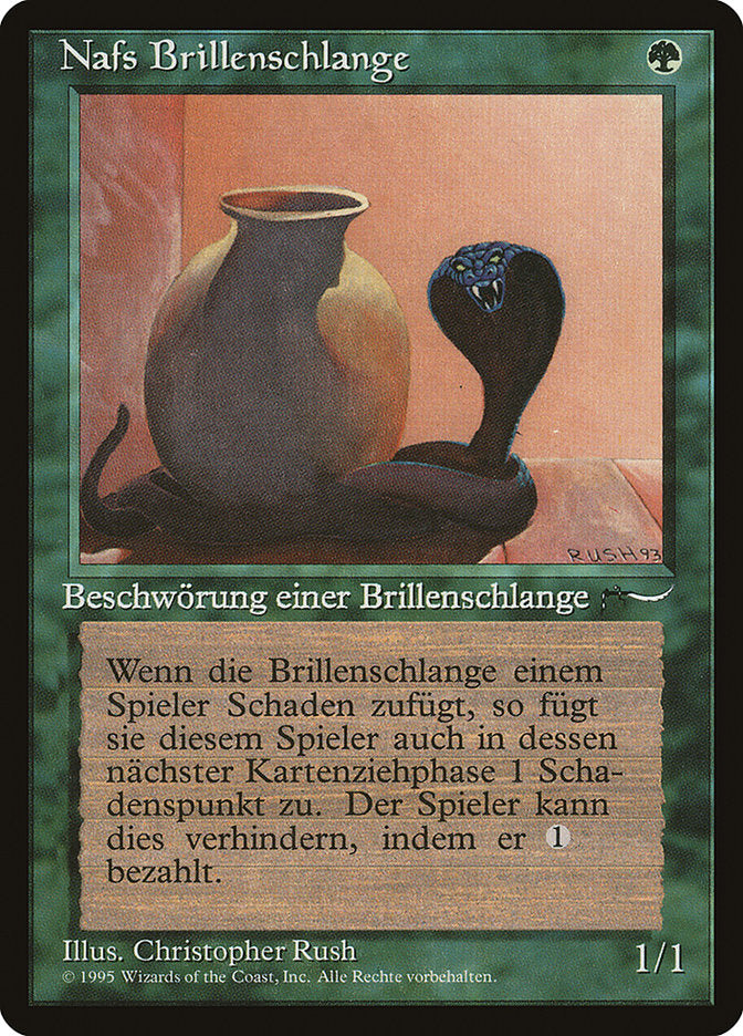 Nafs Asp (German) - "Nafs Brillenschlange" [Renaissance] MTG Single Magic: The Gathering    | Red Claw Gaming