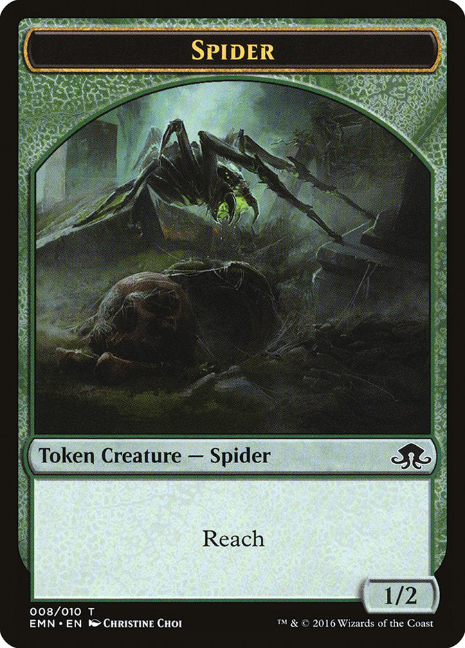 Spider Token [Eldritch Moon Tokens] MTG Single Magic: The Gathering    | Red Claw Gaming