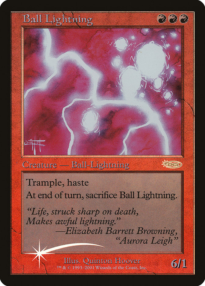 Ball Lightning [Judge Gift Cards 2001] MTG Single Magic: The Gathering    | Red Claw Gaming