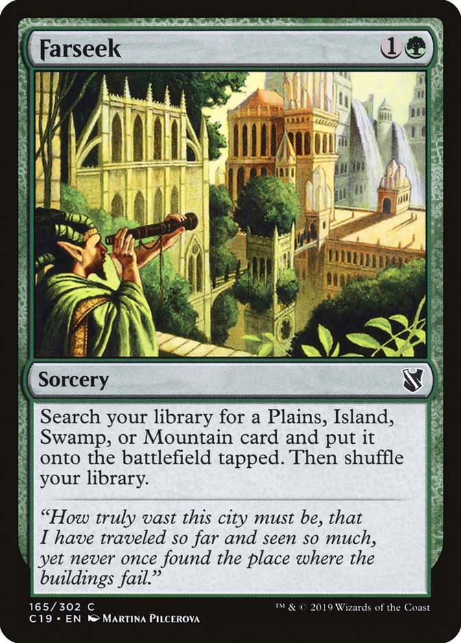 Farseek [Commander 2019] MTG Single Magic: The Gathering    | Red Claw Gaming