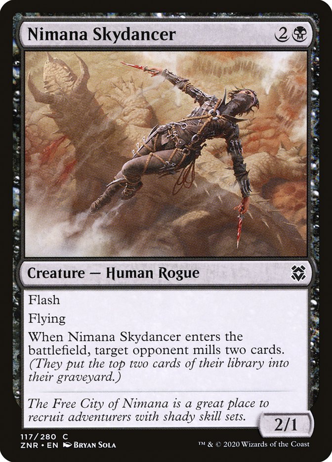 Nimana Skydancer [Zendikar Rising] MTG Single Magic: The Gathering    | Red Claw Gaming