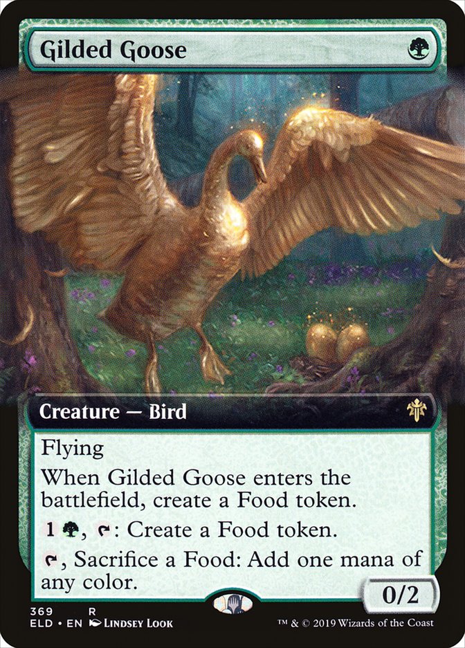 Gilded Goose (Extended Art) [Throne of Eldraine] MTG Single Magic: The Gathering    | Red Claw Gaming