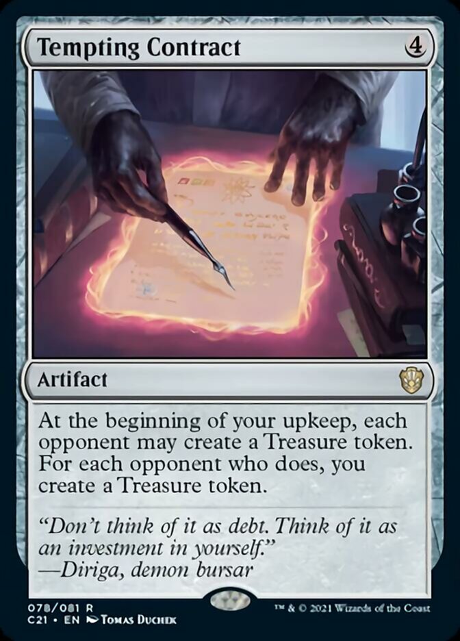 Tempting Contract [Commander 2021] MTG Single Magic: The Gathering    | Red Claw Gaming