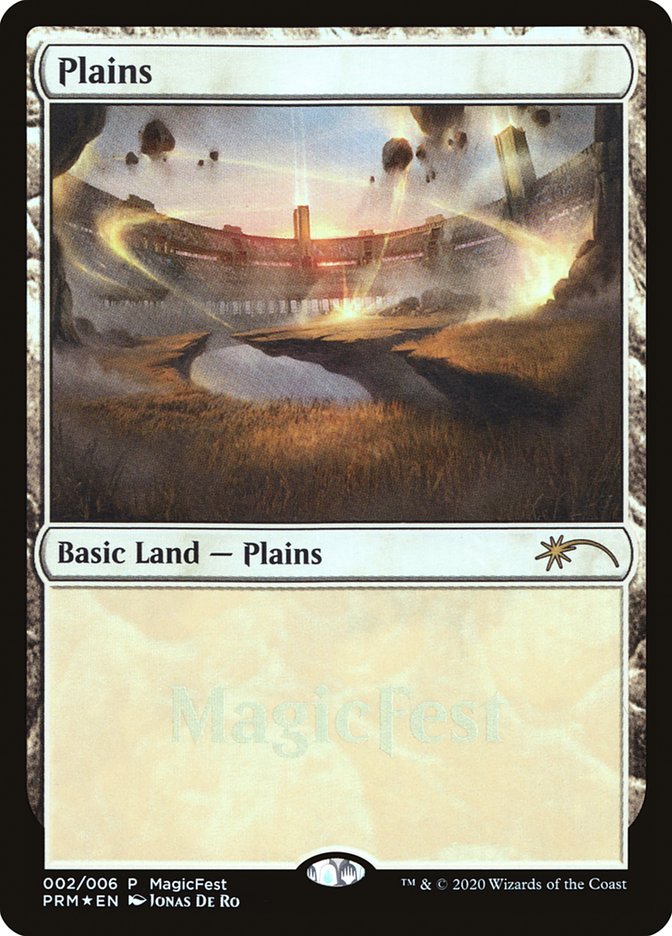 Plains (2) [MagicFest 2020] MTG Single Magic: The Gathering    | Red Claw Gaming