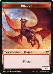 Treasure // Dragon Double-Sided Token [Kaldheim Tokens] MTG Single Magic: The Gathering    | Red Claw Gaming