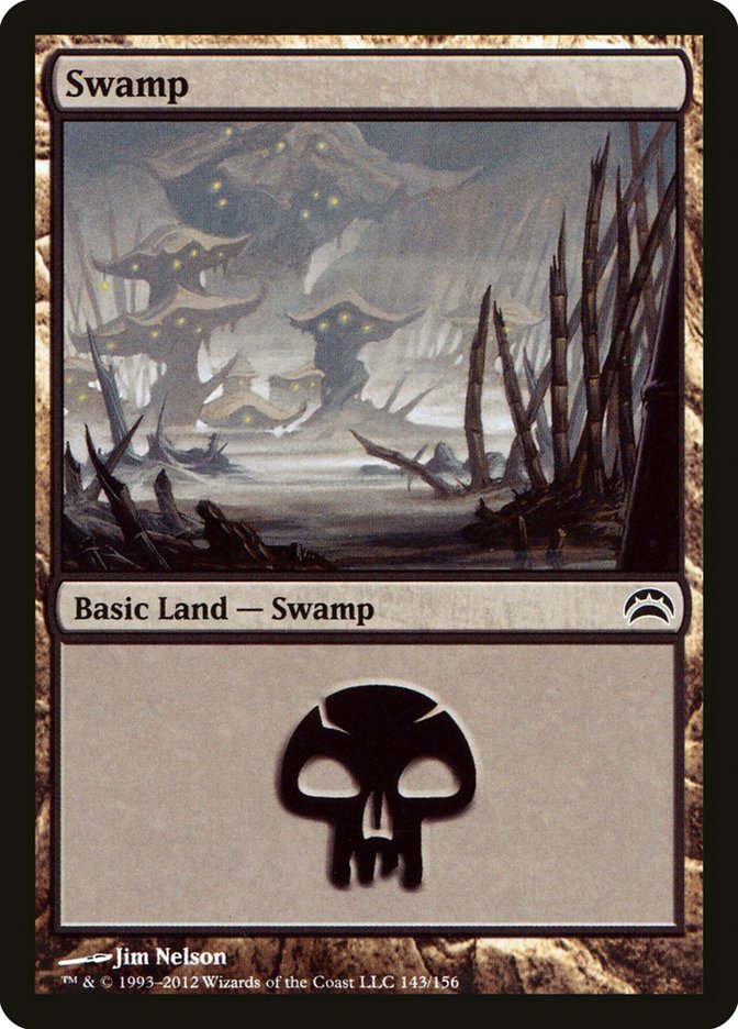Swamp (143) [Planechase 2012] MTG Single Magic: The Gathering    | Red Claw Gaming