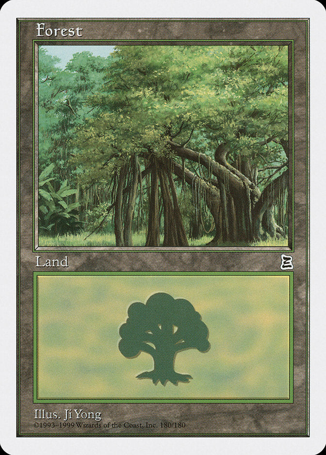 Forest (180) [Portal Three Kingdoms] MTG Single Magic: The Gathering    | Red Claw Gaming