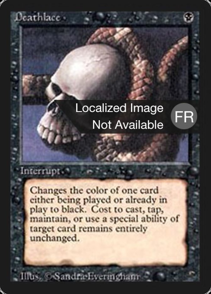 Deathlace [Foreign Black Border] MTG Single Magic: The Gathering    | Red Claw Gaming
