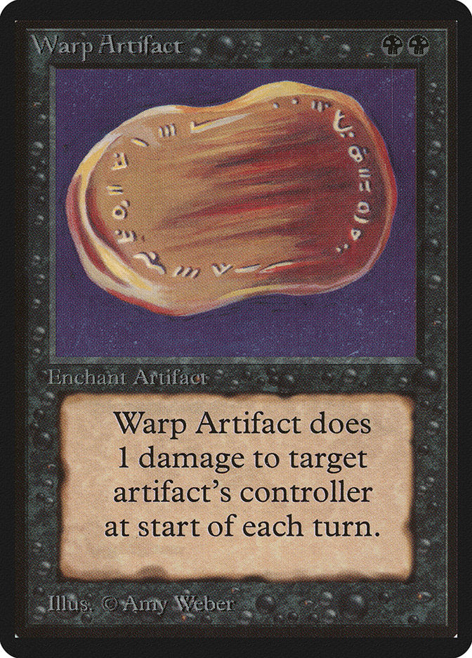 Warp Artifact [Beta Edition] MTG Single Magic: The Gathering    | Red Claw Gaming