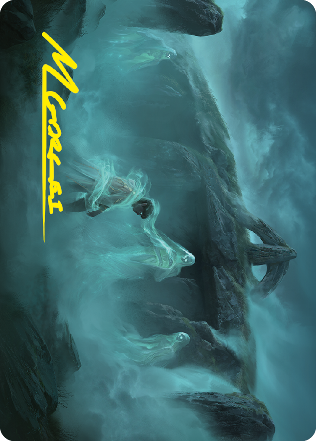 Fog on the Barrow-Downs Art Card (Gold-Stamped Signature) [The Lord of the Rings: Tales of Middle-earth Art Series] MTG Single Magic: The Gathering    | Red Claw Gaming