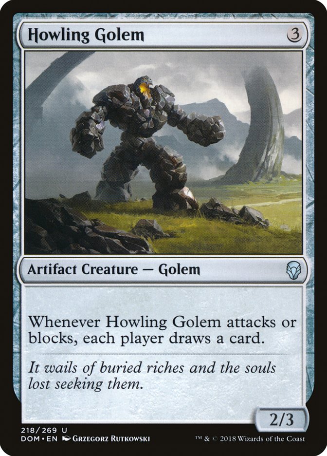 Howling Golem [Dominaria] MTG Single Magic: The Gathering    | Red Claw Gaming