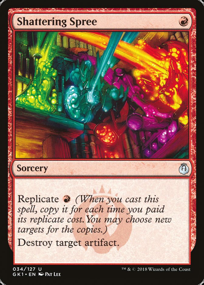 Shattering Spree [Guilds of Ravnica Guild Kit] MTG Single Magic: The Gathering    | Red Claw Gaming