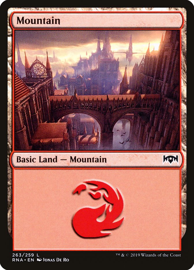 Mountain (263) [Ravnica Allegiance] MTG Single Magic: The Gathering    | Red Claw Gaming