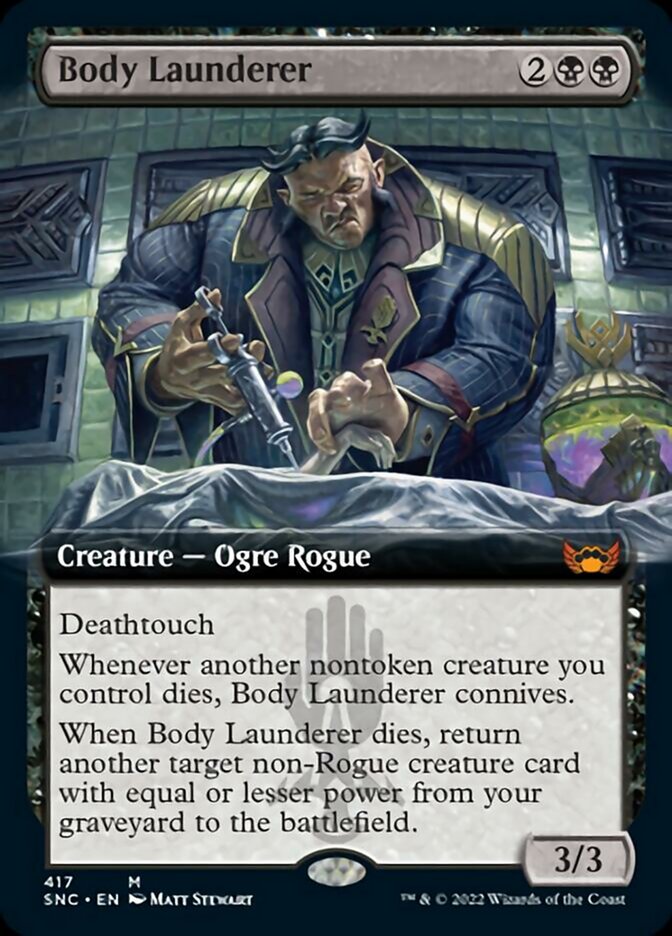 Body Launderer (Extended Art) [Streets of New Capenna] MTG Single Magic: The Gathering    | Red Claw Gaming