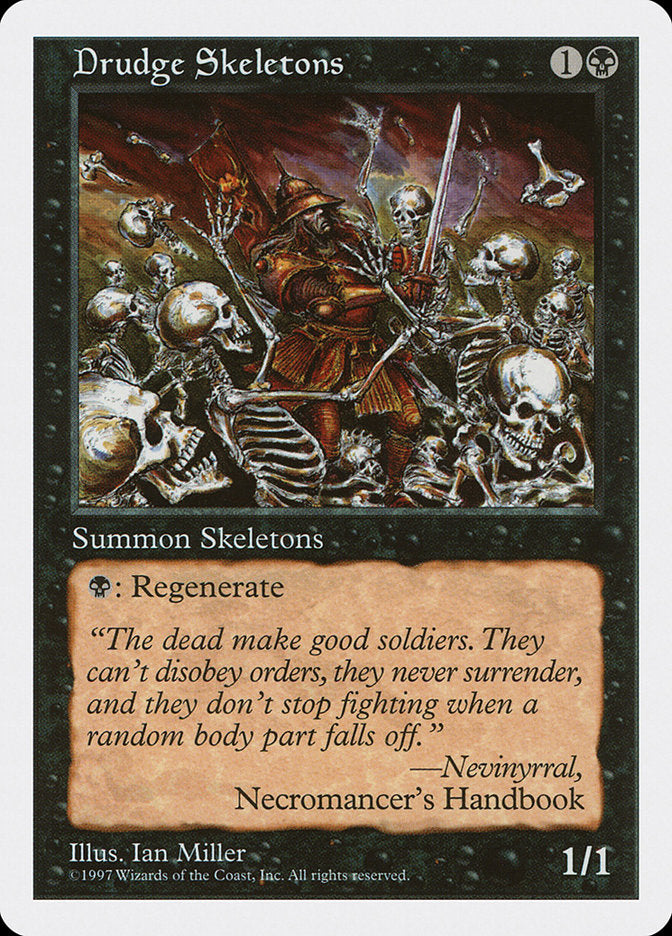 Drudge Skeletons [Fifth Edition] MTG Single Magic: The Gathering    | Red Claw Gaming