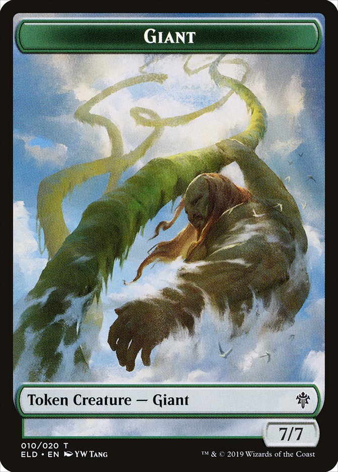 Giant Token [Throne of Eldraine Tokens] MTG Single Magic: The Gathering    | Red Claw Gaming
