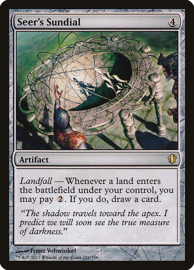 Seer's Sundial [Commander 2013] MTG Single Magic: The Gathering    | Red Claw Gaming