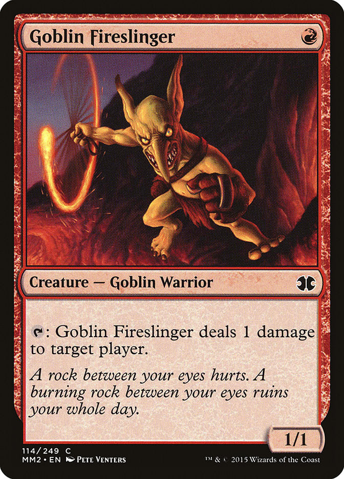 Goblin Fireslinger [Modern Masters 2015] MTG Single Magic: The Gathering    | Red Claw Gaming