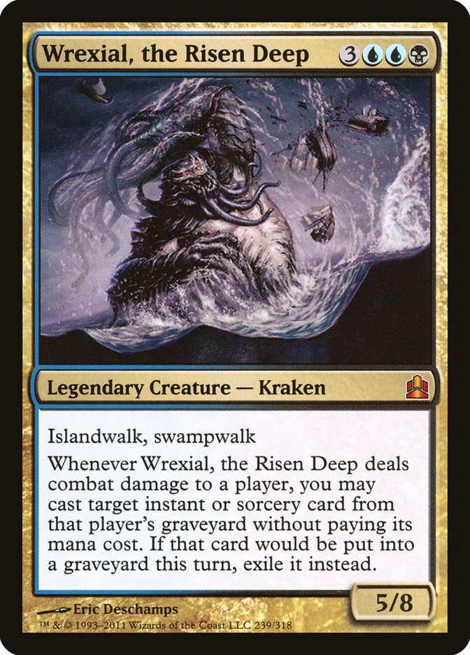 Wrexial, the Risen Deep [Commander 2011] MTG Single Magic: The Gathering    | Red Claw Gaming