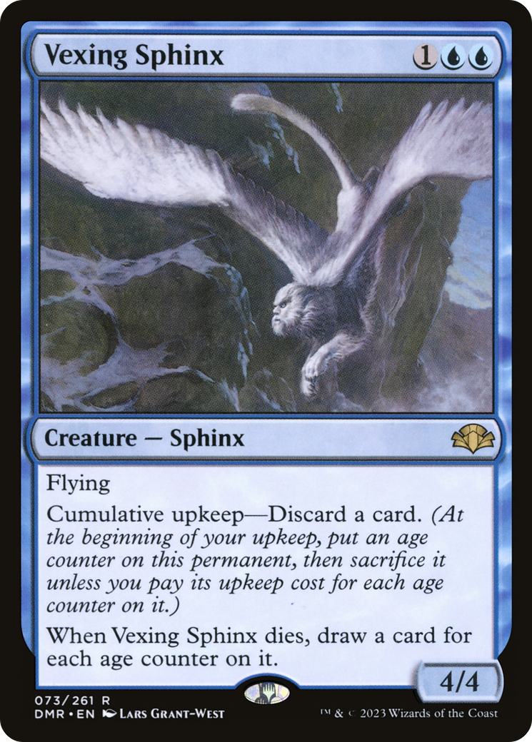 Vexing Sphinx [Dominaria Remastered] MTG Single Magic: The Gathering    | Red Claw Gaming