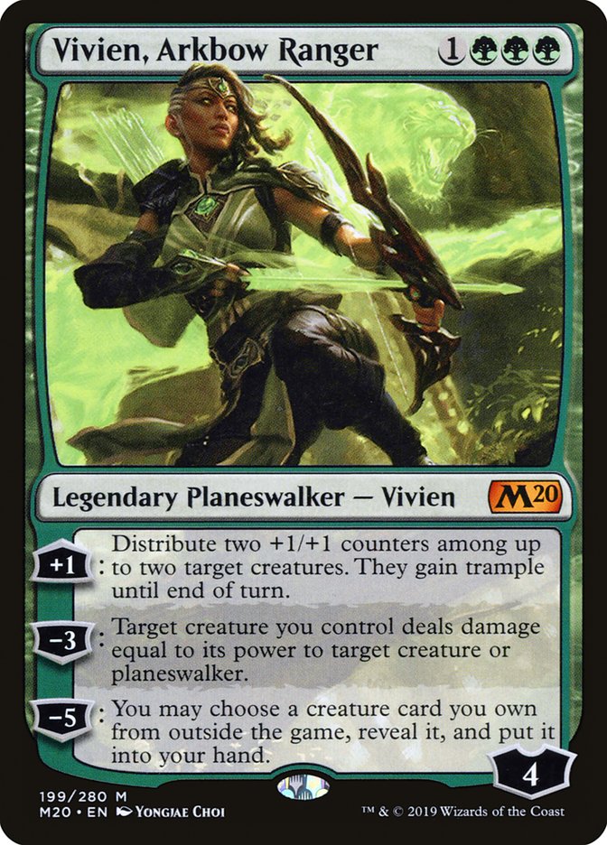 Vivien, Arkbow Ranger [Core Set 2020] MTG Single Magic: The Gathering    | Red Claw Gaming