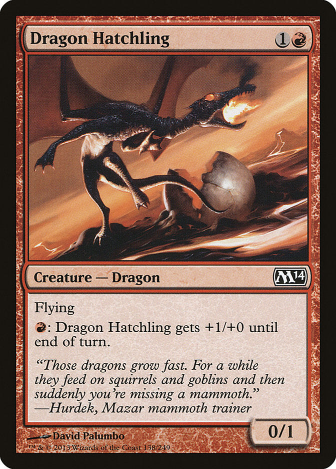 Dragon Hatchling [Magic 2014] MTG Single Magic: The Gathering    | Red Claw Gaming