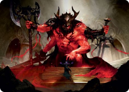 Awaken the Blood Avatar Art Card [Strixhaven: School of Mages Art Series] MTG Single Magic: The Gathering    | Red Claw Gaming