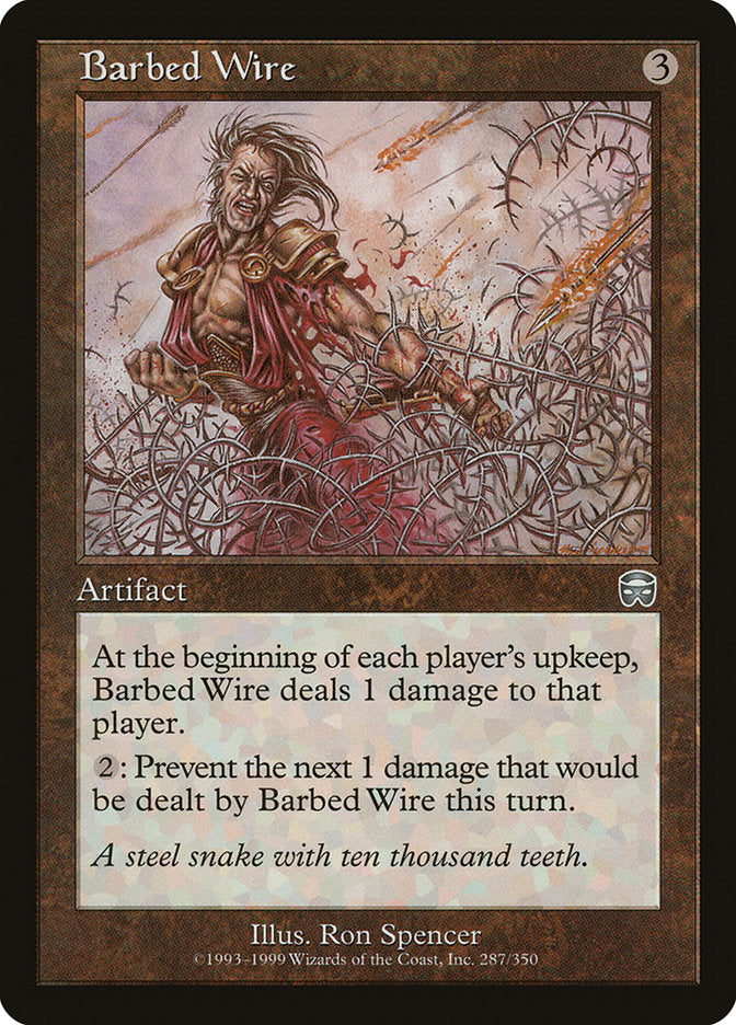 Barbed Wire [Mercadian Masques] MTG Single Magic: The Gathering    | Red Claw Gaming