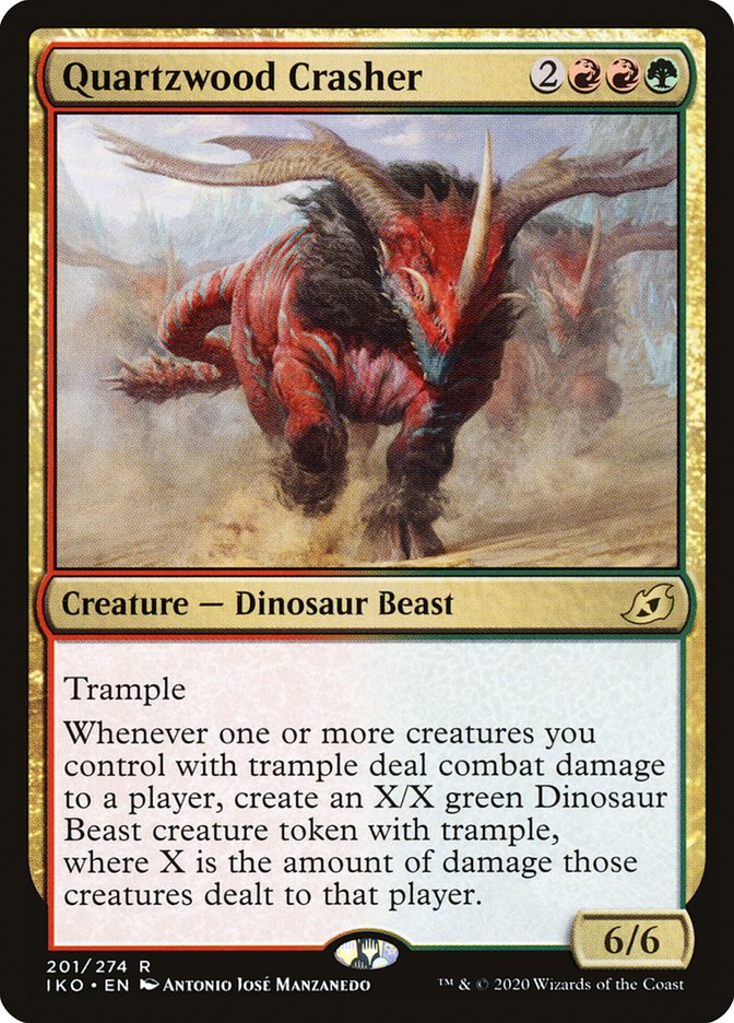 Quartzwood Crasher [Ikoria: Lair of Behemoths] MTG Single Magic: The Gathering    | Red Claw Gaming