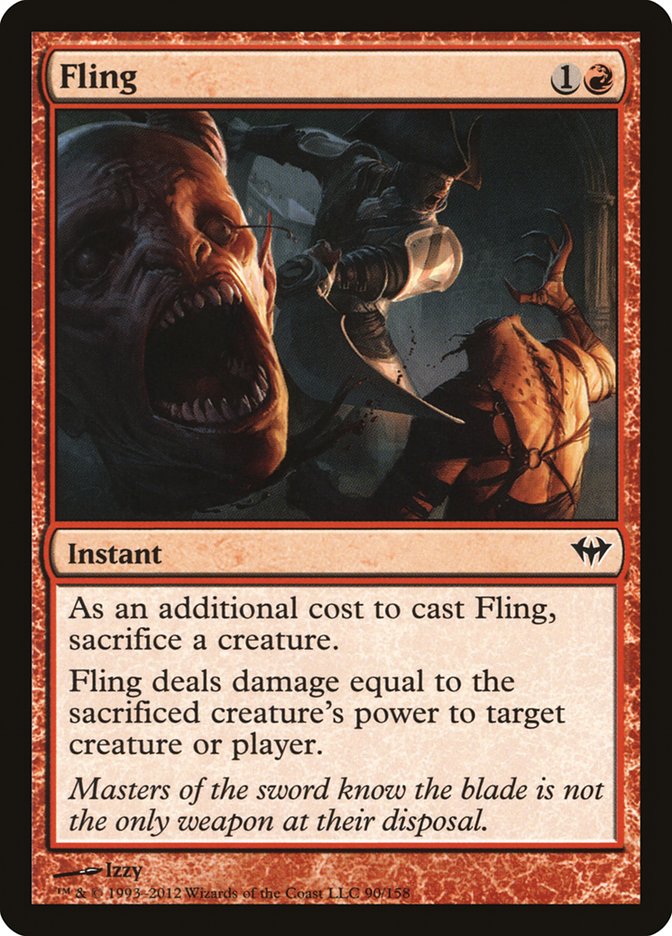 Fling [Dark Ascension] MTG Single Magic: The Gathering    | Red Claw Gaming