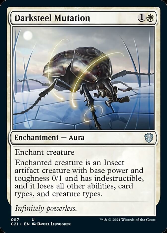 Darksteel Mutation [Commander 2021] MTG Single Magic: The Gathering    | Red Claw Gaming