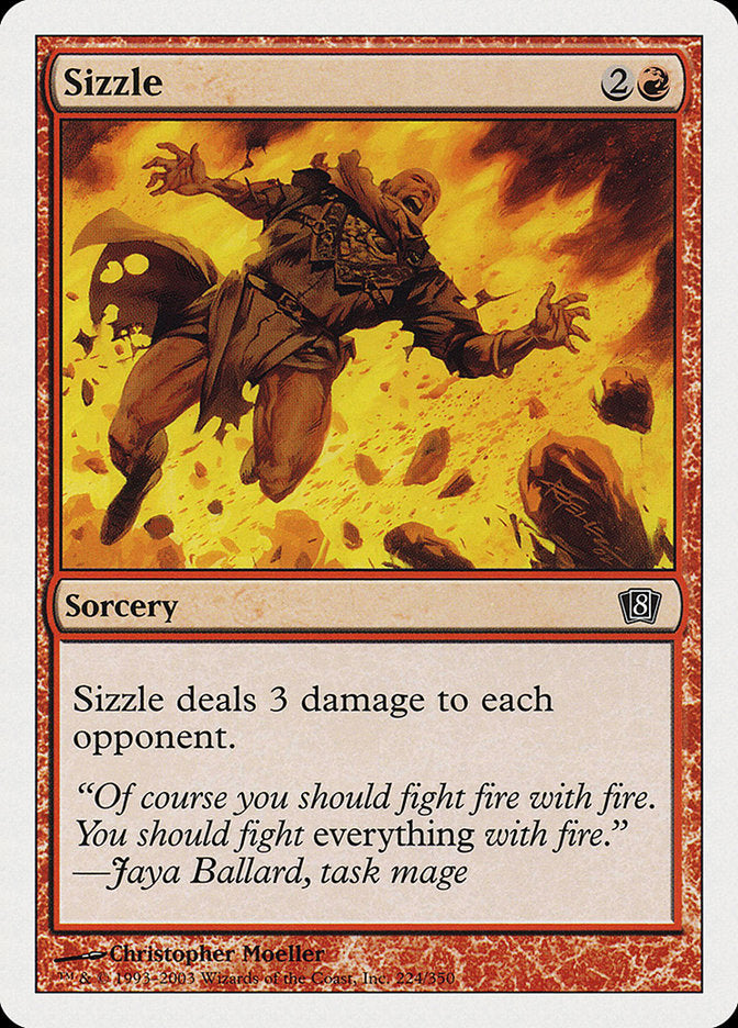 Sizzle [Eighth Edition] MTG Single Magic: The Gathering    | Red Claw Gaming
