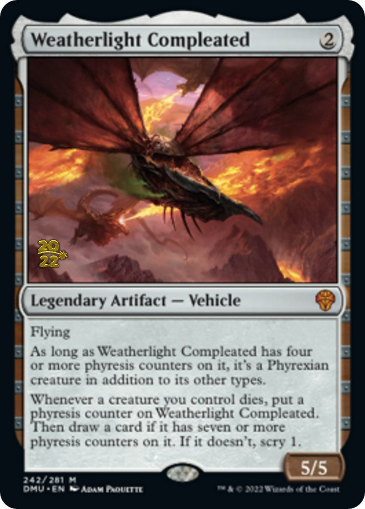 Weatherlight Compleated [Dominaria United Prerelease Promos] MTG Single Magic: The Gathering    | Red Claw Gaming