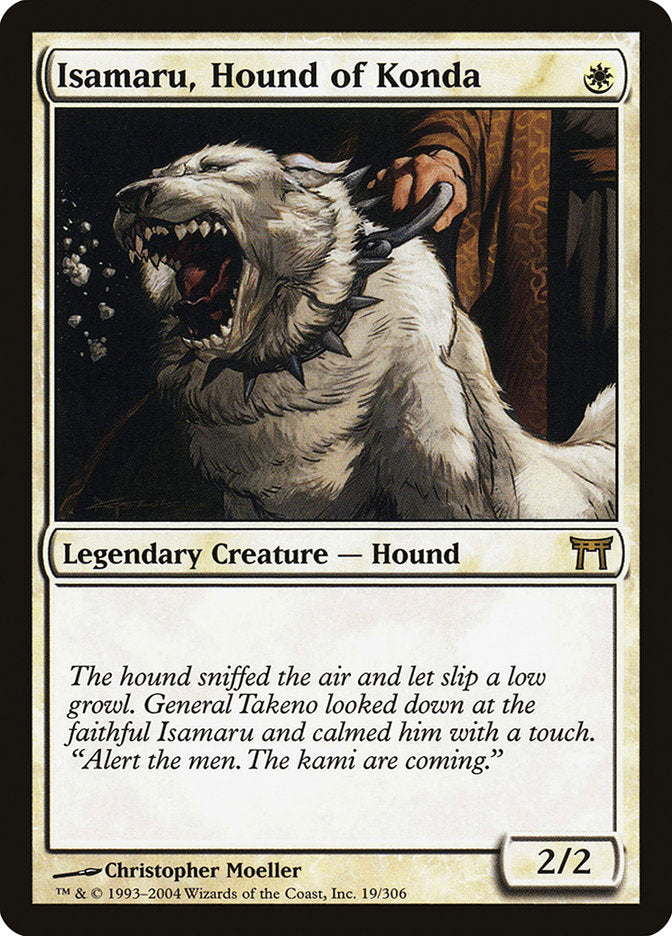 Isamaru, Hound of Konda [Champions of Kamigawa] MTG Single Magic: The Gathering    | Red Claw Gaming
