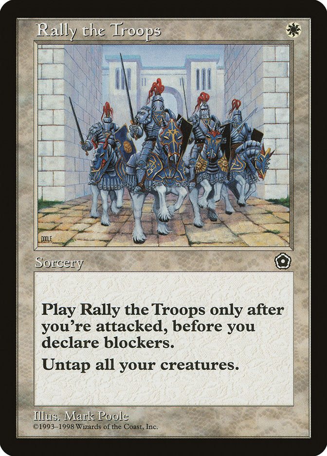 Rally the Troops [Portal Second Age] MTG Single Magic: The Gathering    | Red Claw Gaming