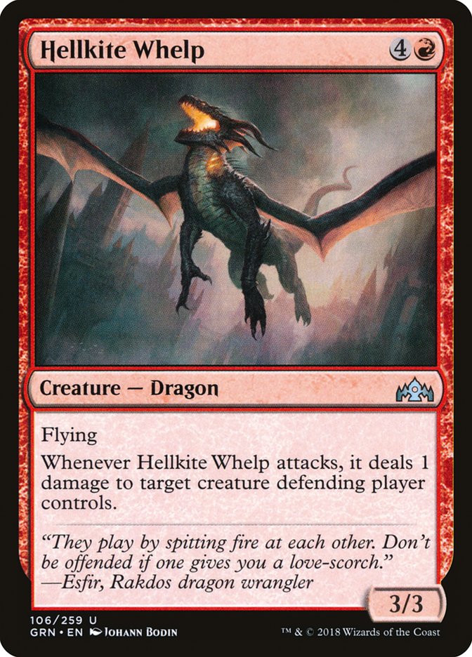 Hellkite Whelp [Guilds of Ravnica] MTG Single Magic: The Gathering    | Red Claw Gaming