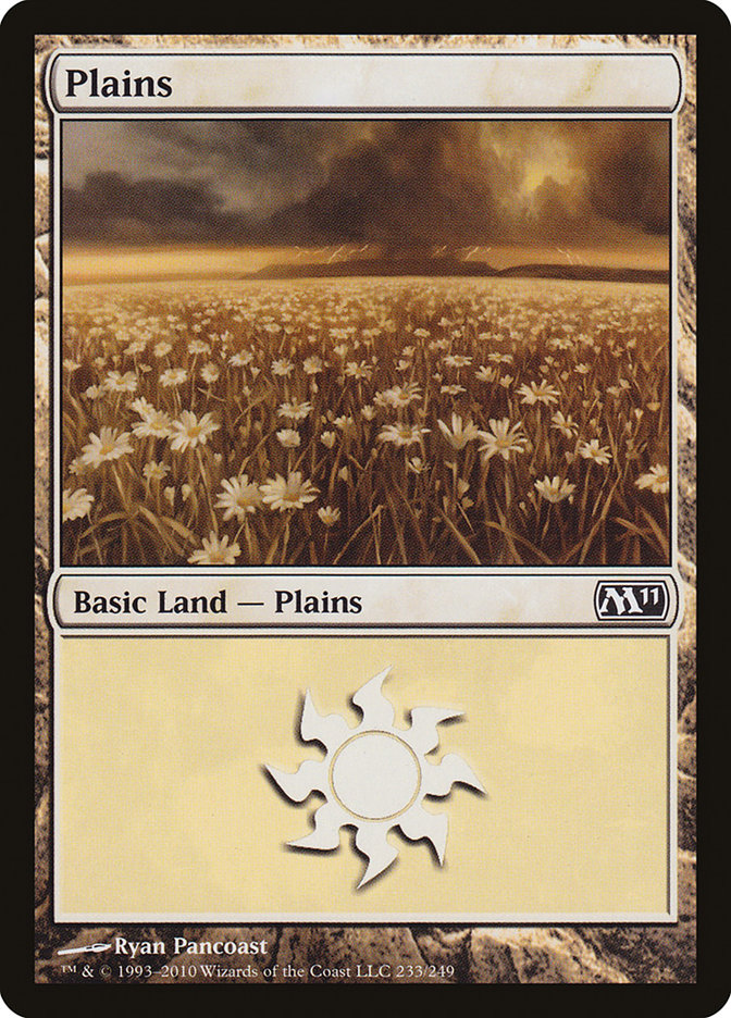 Plains (233) [Magic 2011] MTG Single Magic: The Gathering    | Red Claw Gaming