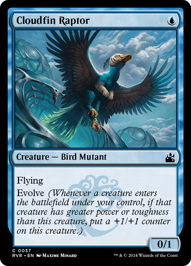Cloudfin Raptor [Ravnica Remastered] MTG Single Magic: The Gathering    | Red Claw Gaming