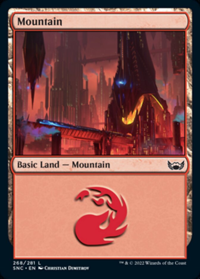 Mountain (268) [Streets of New Capenna] MTG Single Magic: The Gathering    | Red Claw Gaming