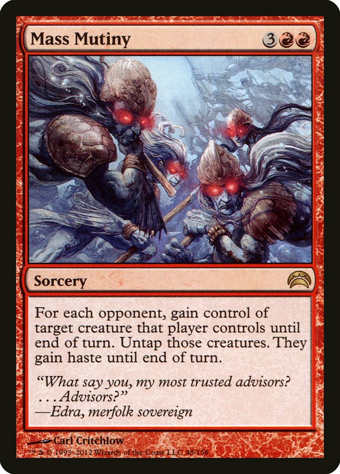 Mass Mutiny [Planechase 2012] MTG Single Magic: The Gathering    | Red Claw Gaming