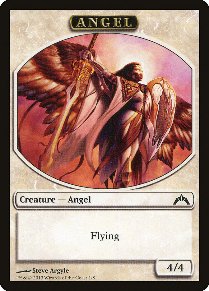 Angel Token [Gatecrash Tokens] MTG Single Magic: The Gathering    | Red Claw Gaming